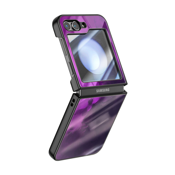 " Dark Purple " | Samsung Electroplated Glass Case