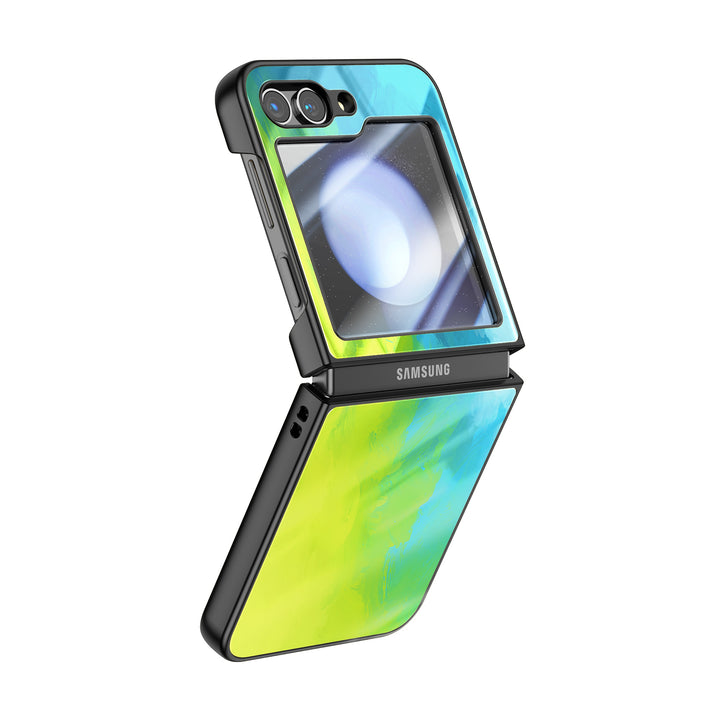 " Fluorescent Beach " | Samsung Electroplated Glass Case