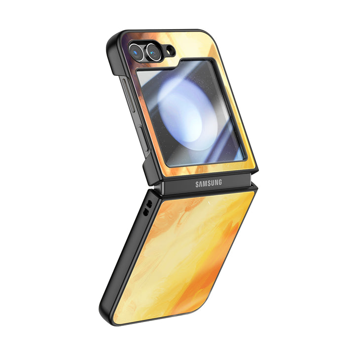 " Smoked Orange " | Samsung Electroplated Glass Case