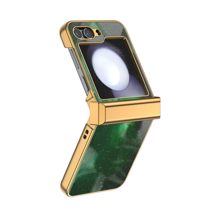 " Green Night " | Samsung Electroplated Glass Case