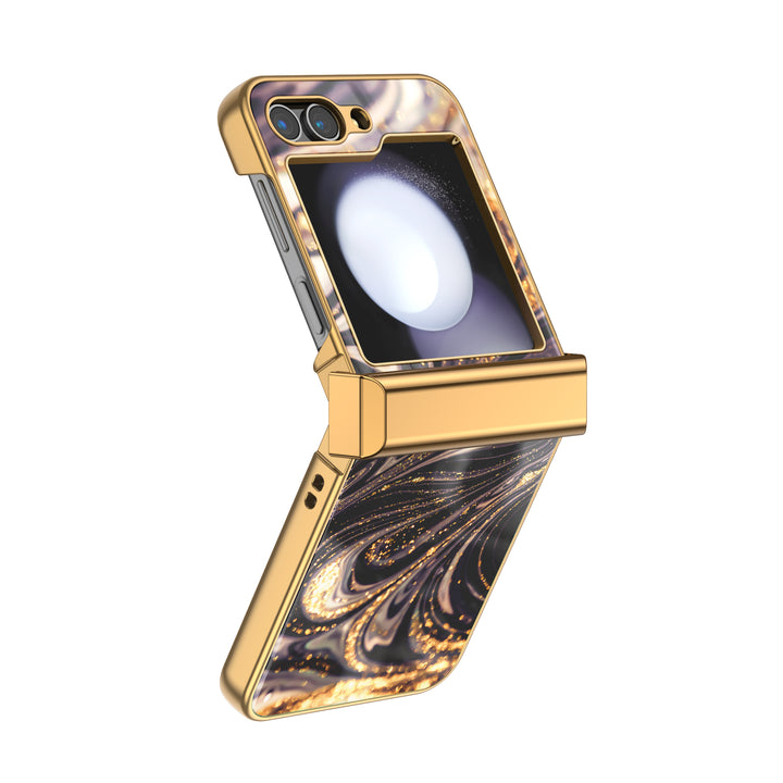 " Golden Night " | Samsung Electroplated Glass Case