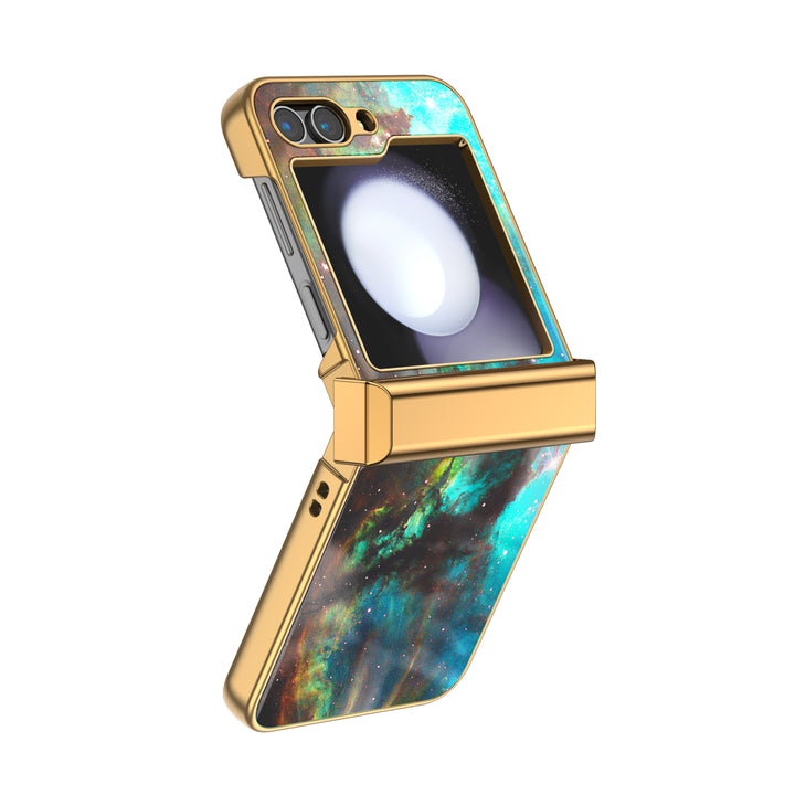 " Milky Way-Star Pupil " | Samsung Electroplated Glass Case