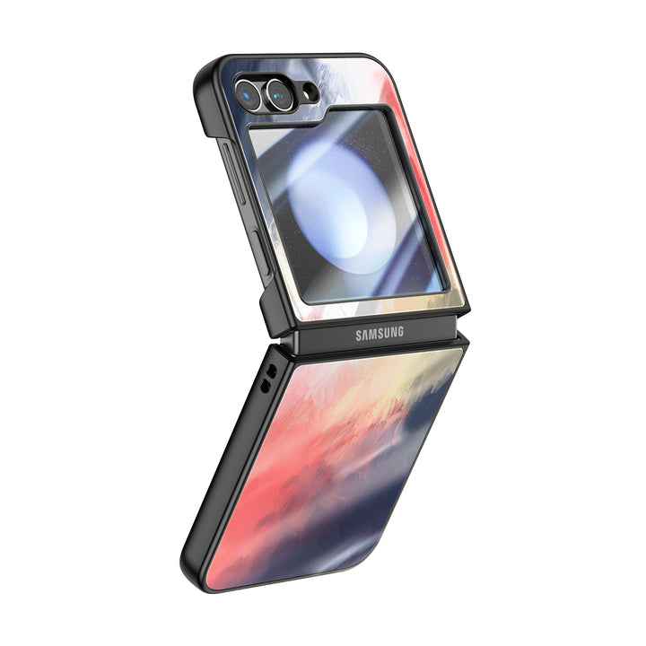 " Blue Red " | Samsung Electroplated Glass Case