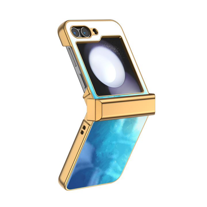 " Salt Sea Color " | Samsung Electroplated Glass Case