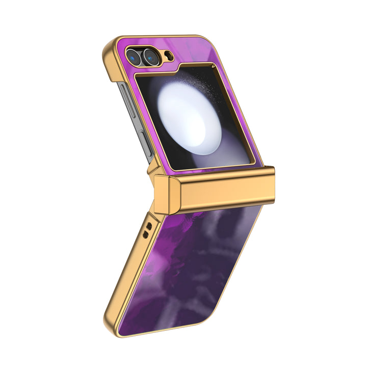 " Dark Purple " | Samsung Electroplated Glass Case