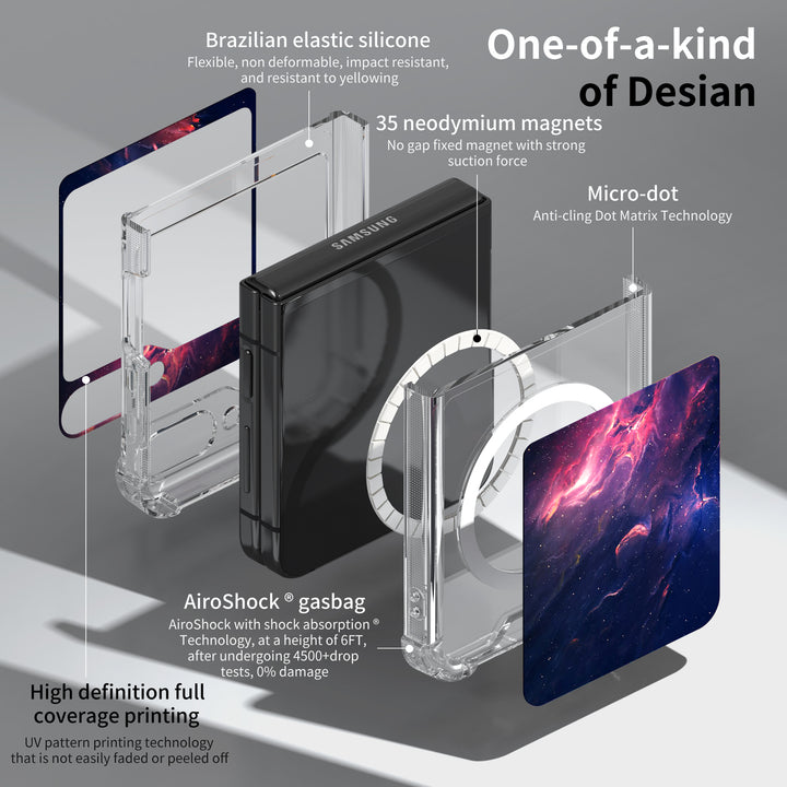 " Milky Way-Aurora " | Samsung Electroplated Glass Case