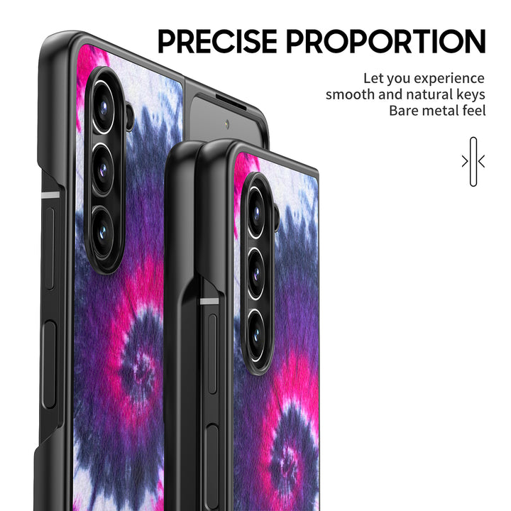 " Purple Mirror " | Samsung Tempered Glass Case