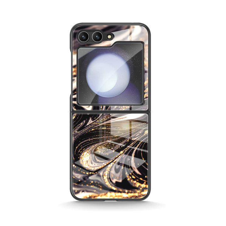 " Golden Night " | Samsung Electroplated Glass Case