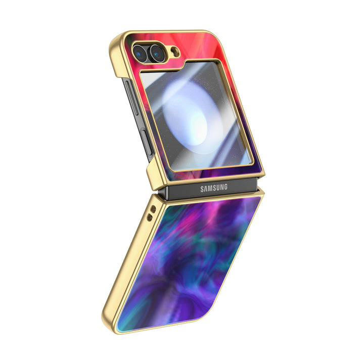 " Aurora Wind " | Samsung Electroplated Glass Case