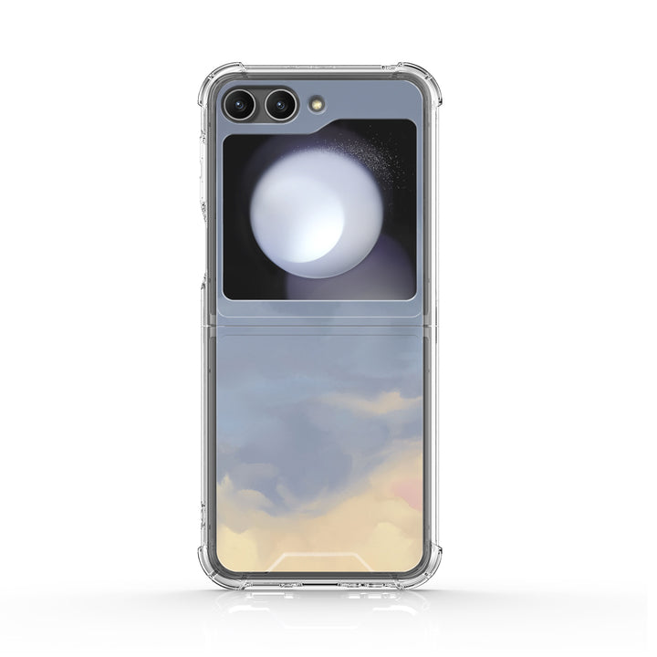 " Sea fog Blue " | Samsung Electroplated Glass Case