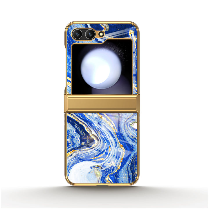 " Gilded Starry Sky " | Samsung Electroplated Glass Case