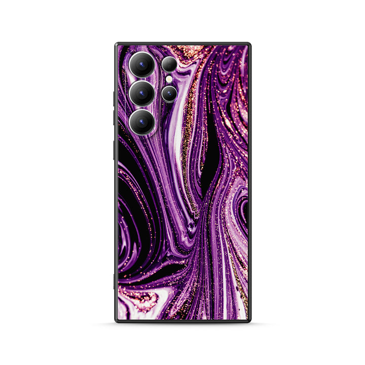 Samsung Gilt Series | " Gilt Dream Purple " Liquid Silicone Phone Case