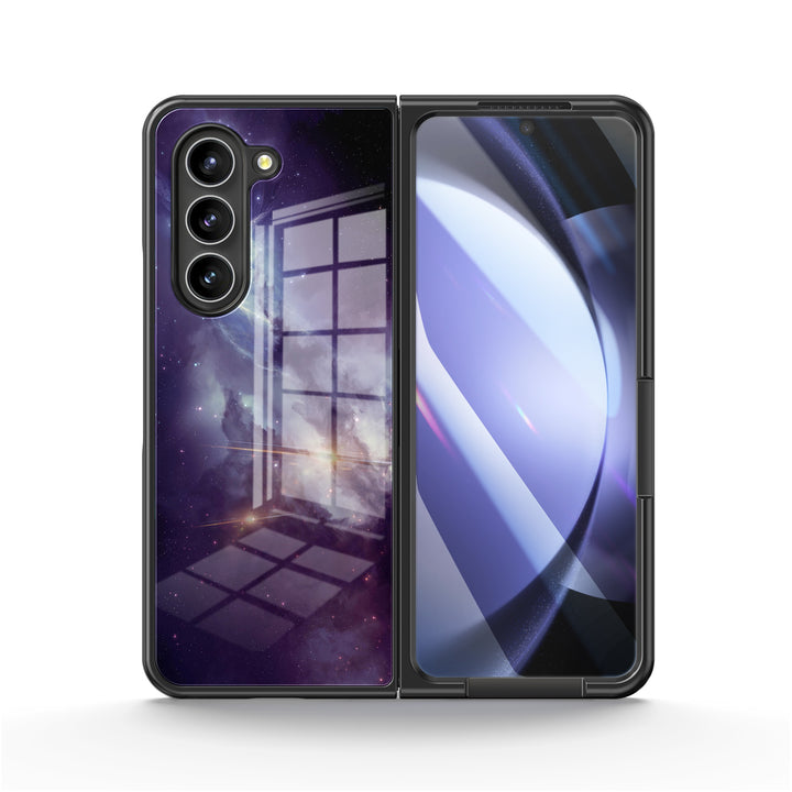 " Milky Way-Kaguya " | Samsung Tempered Glass Case