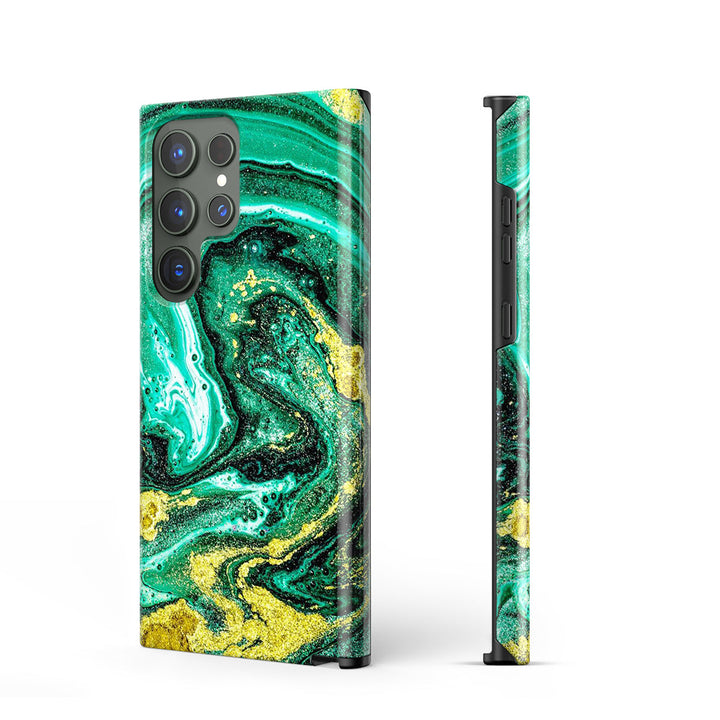 Samsung Gilt Series | " Green Ocean " Tough Phone Case