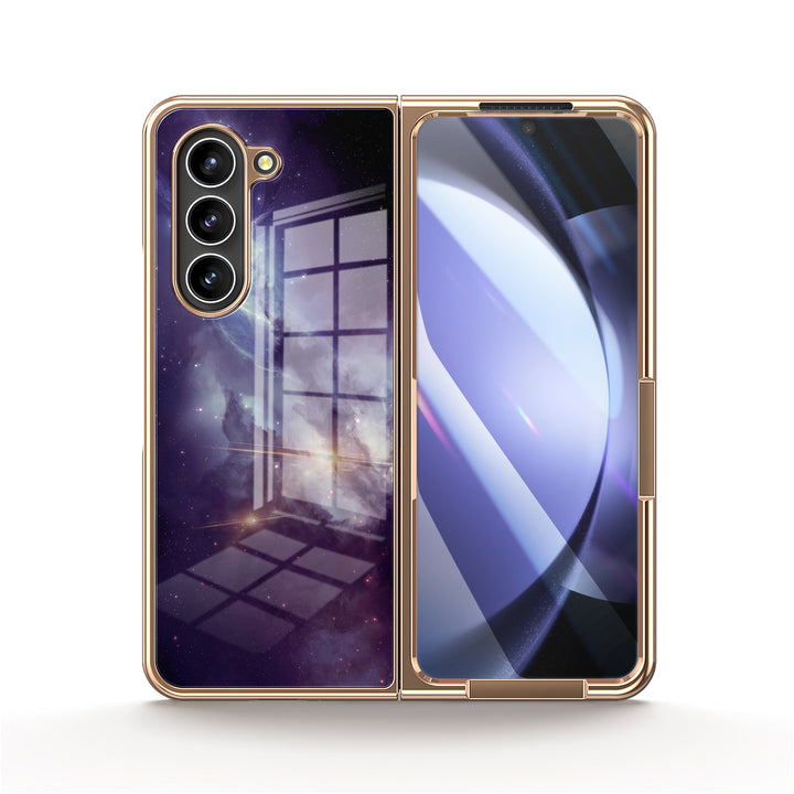 " Milky Way-Kaguya " | Samsung Tempered Glass Case