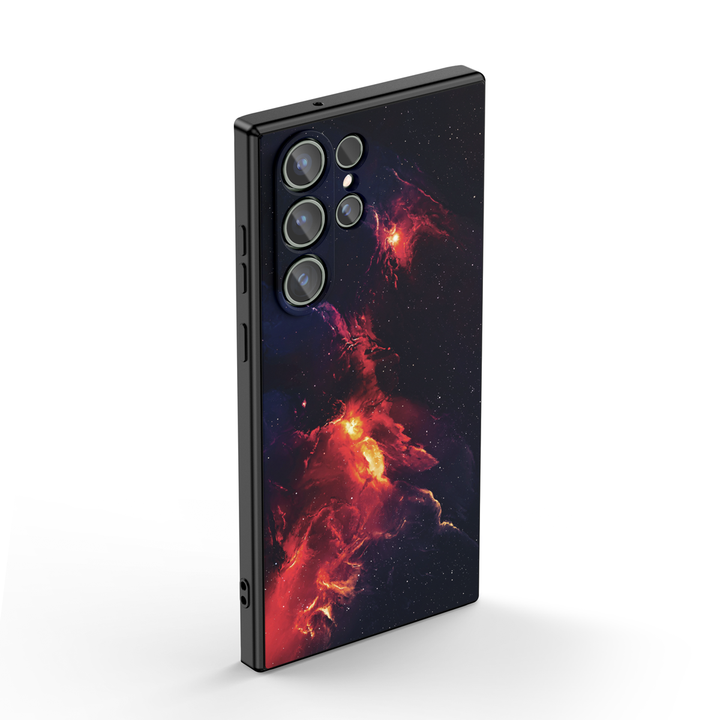 Samsung Galaxy Series | " Interstellar-Fire Cloud " Liquid Silicone Phone Case