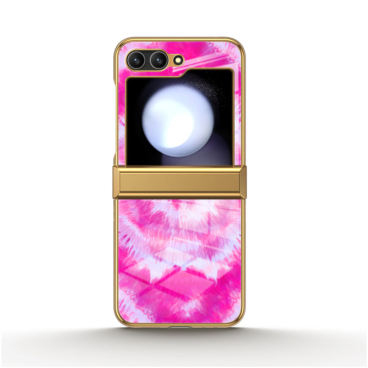 " Pink Buds " | Samsung Electroplated Glass Case