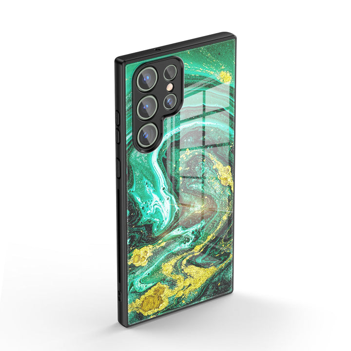 Samsung Gilt Series | " Green Ocean " Tough Phone Case