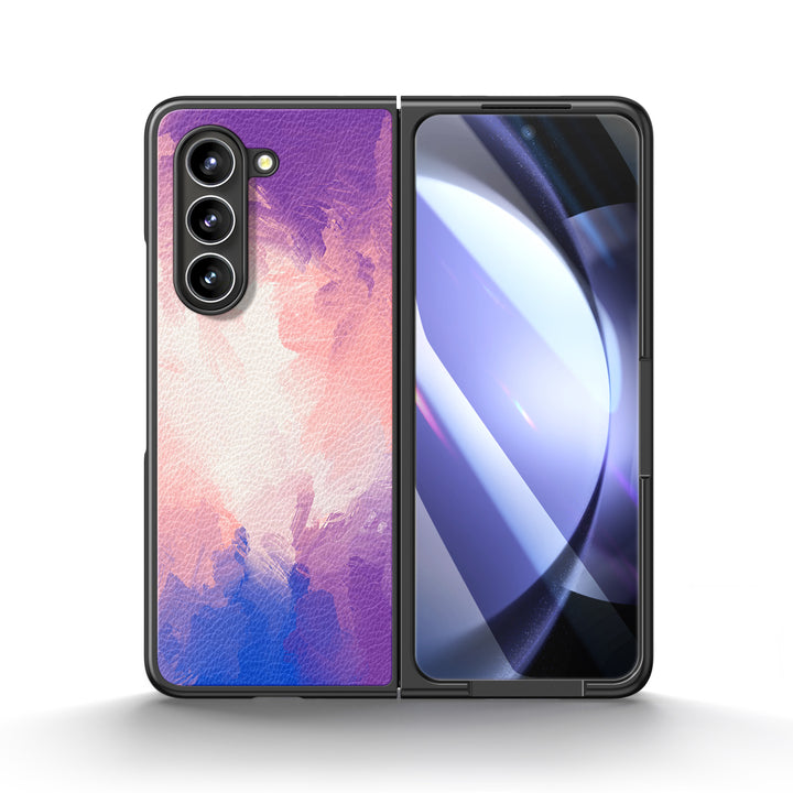 " Berry Color " | Samsung Tempered Glass Case