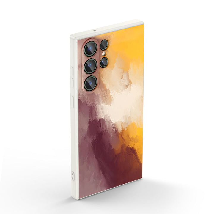 Samsung Watercolor  Series | " Late Autumn " Tempered Glass Phone Case