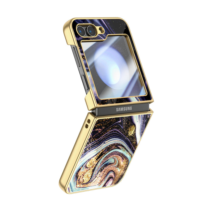 " Gilt Agate " | Samsung Electroplated Glass Case