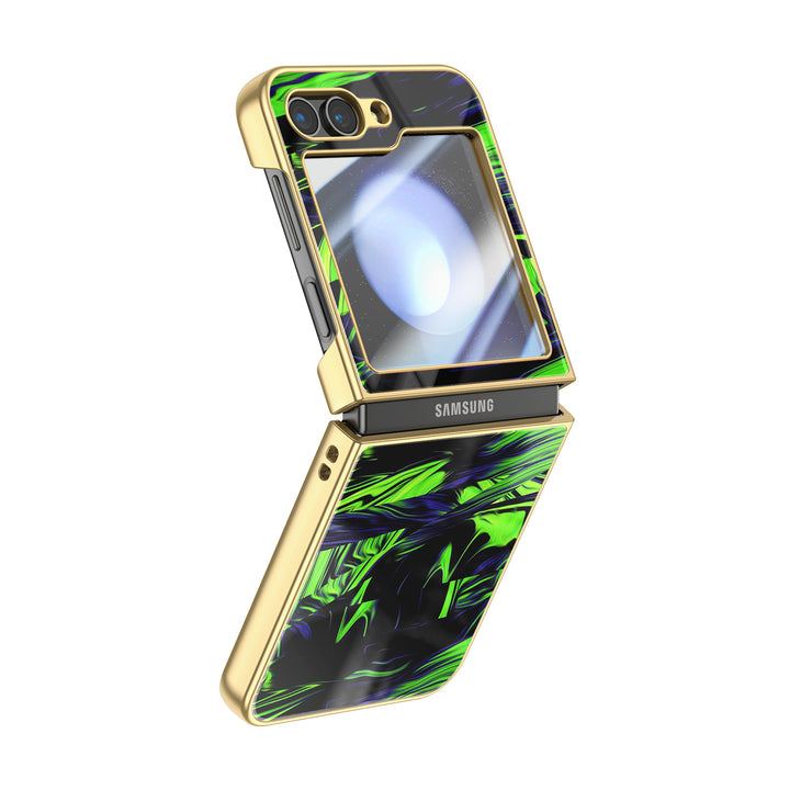 " Spy Green " | Samsung Electroplated Glass Case