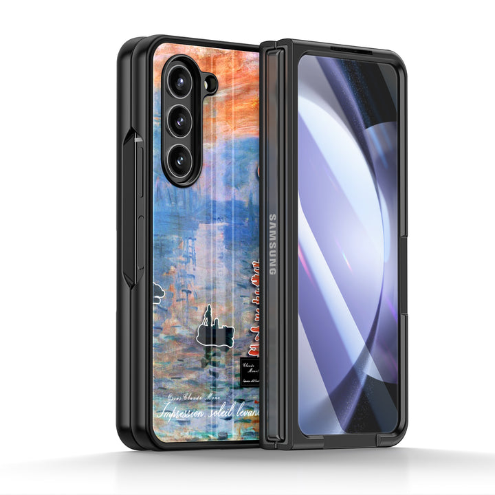 " lmpression Sunrise " | Samsung Tempered Glass Case