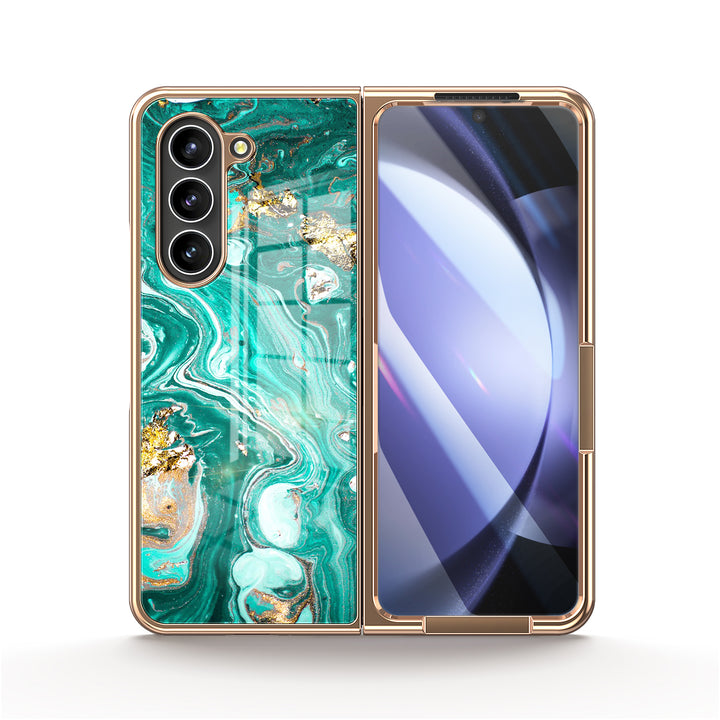 " Gilded Fountain " | Samsung Tempered Glass Case