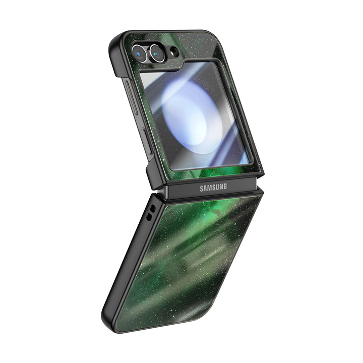 " Green Night " | Samsung Electroplated Glass Case