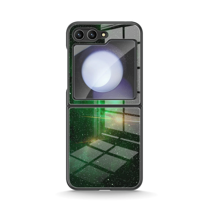 " Green Night " | Samsung Electroplated Glass Case