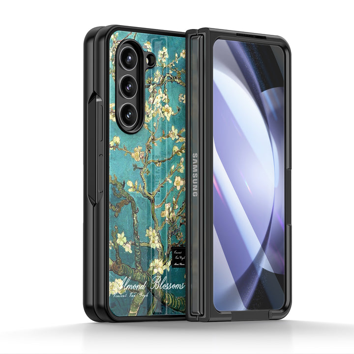 " Almond Blossoms " | Samsung Tempered Glass Case