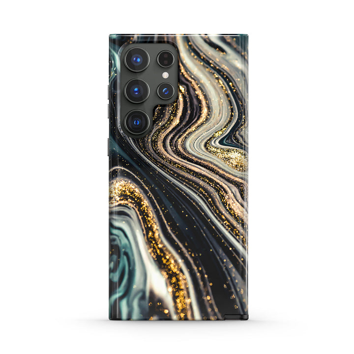 Samsung Gilt Series | " Black Starry Night " Tough Phone Case