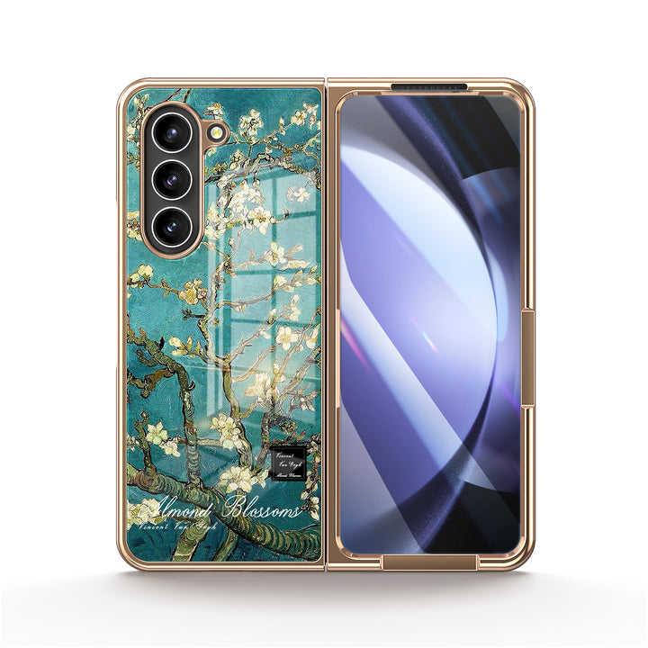 " Almond Blossoms " | Samsung Tempered Glass Case