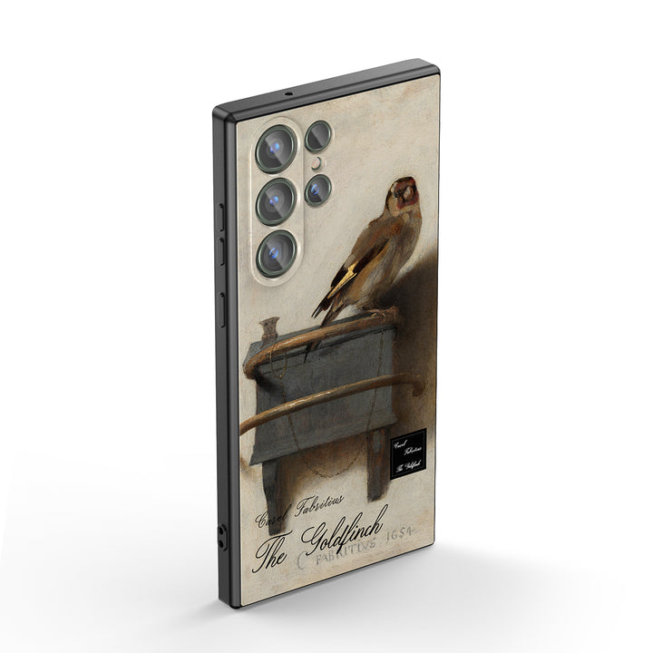 Samsung Oil Painting Series |  " The Goldfinch " Liquid Silicone Phone Case