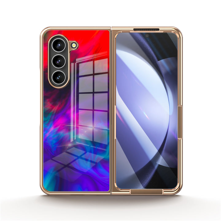 " Aurora Wind " | Samsung Tempered Glass Case