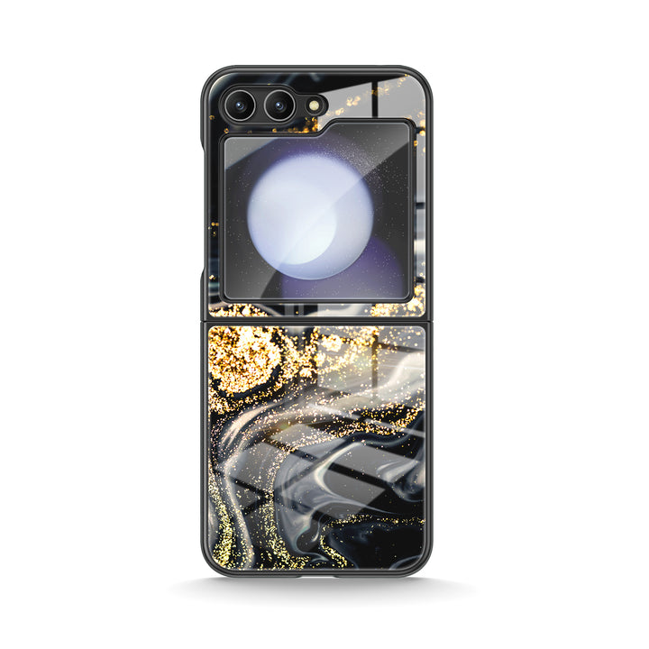 " Gilt Black " | Samsung Electroplated Glass Case