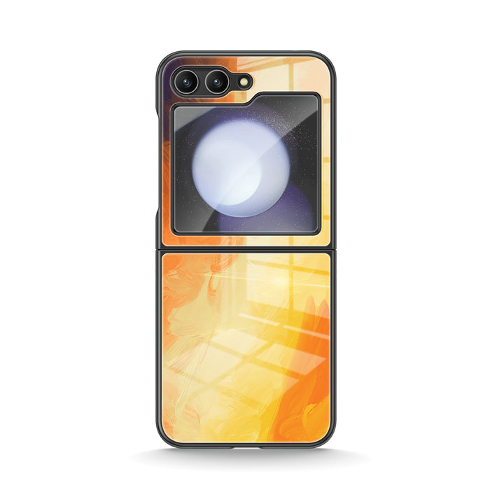 " Smoked Orange " | Samsung Electroplated Glass Case