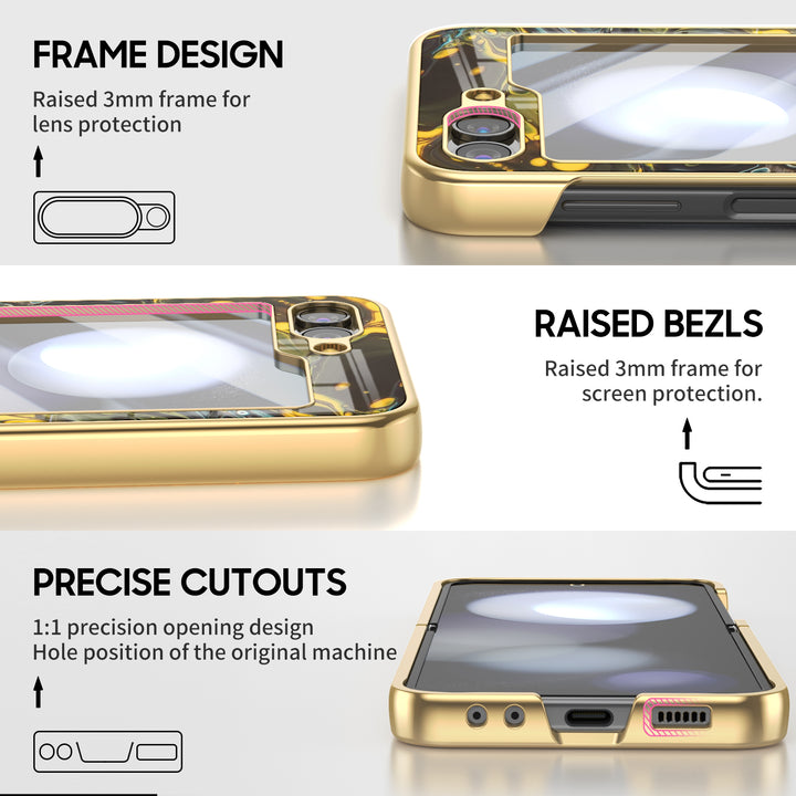 " Red-Ash " | Samsung Electroplated Glass Case