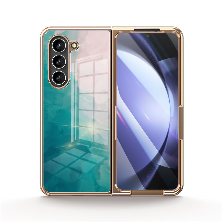 " Sand and Sea " | Samsung Tempered Glass Case