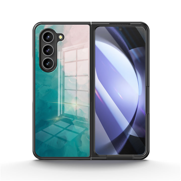 " Sand and Sea " | Samsung Tempered Glass Case