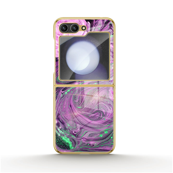 " Violet " | Samsung Electroplated Glass Case