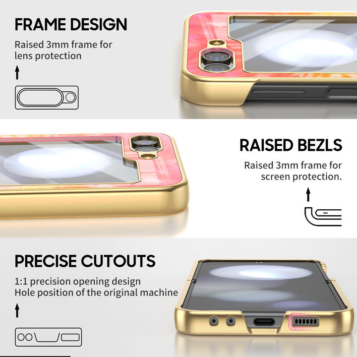 " Pink Buds " | Samsung Electroplated Glass Case