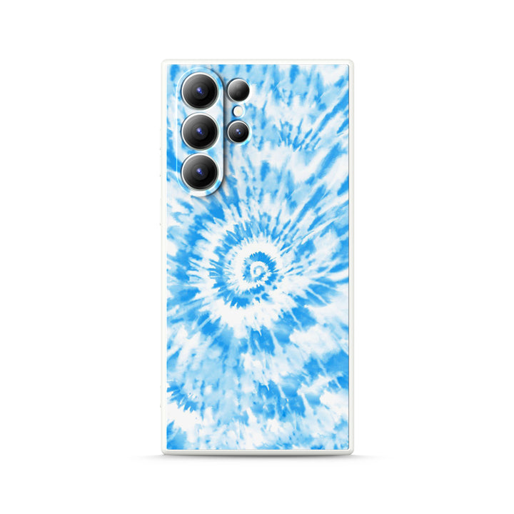 Samsung Tie Dye Series | " Sky " Tempered Glass Phone Case