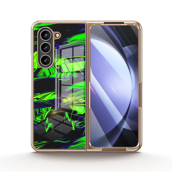 " Spy Green " | Samsung Tempered Glass Case