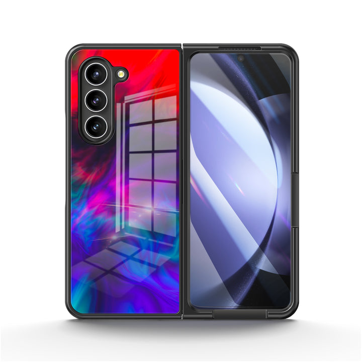 " Aurora Wind " | Samsung Tempered Glass Case