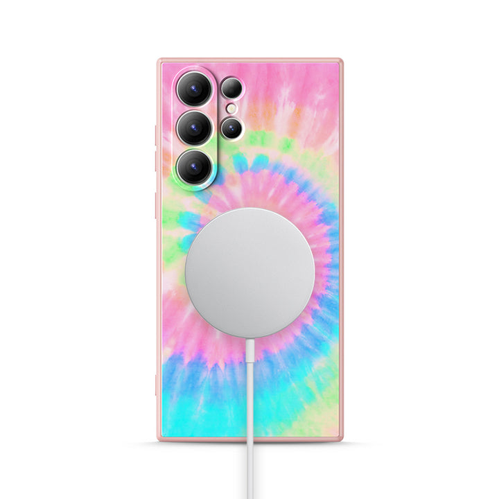 Samsung Tie Dye Series | " Dream " Tempered Glass Phone Case