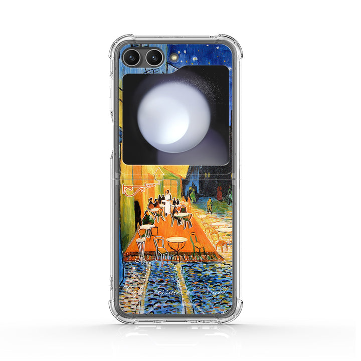 " Cafe Terrace At Night " | Samsung Electroplated Glass Case