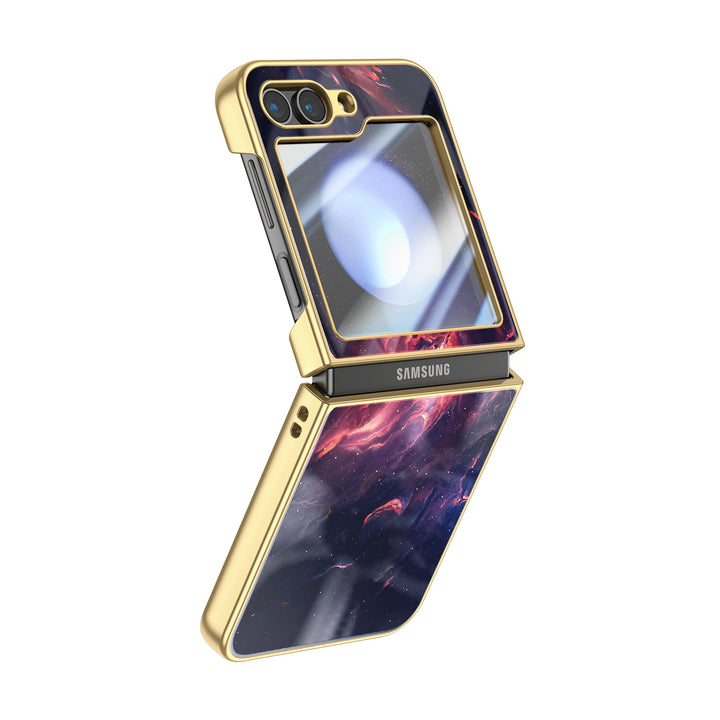 " lce Planet " | Samsung Electroplated Glass Case