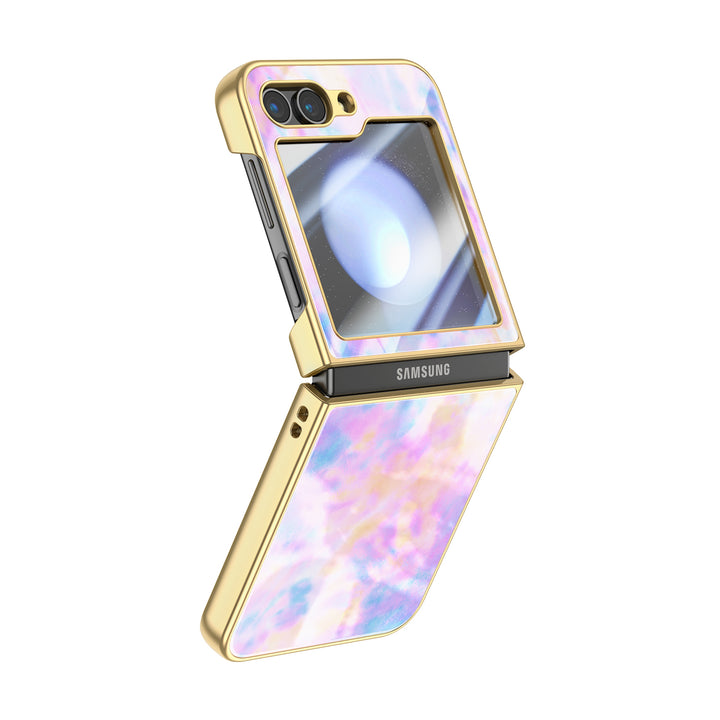 " Purple Mirror " | Samsung Electroplated Glass Case