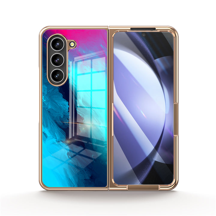 " Deep Sea " | Samsung Tempered Glass Case